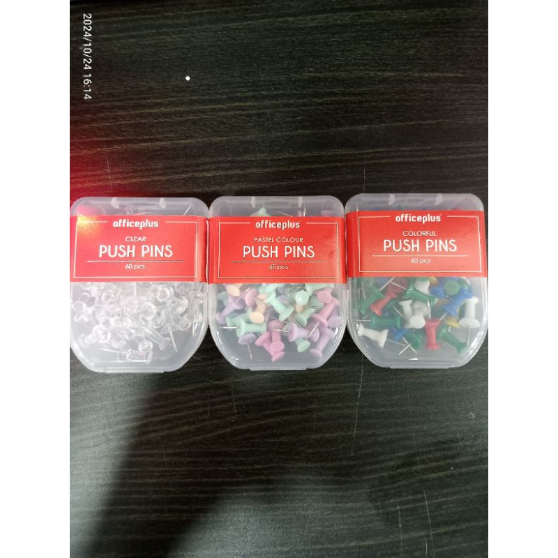 

Officeplus push pins