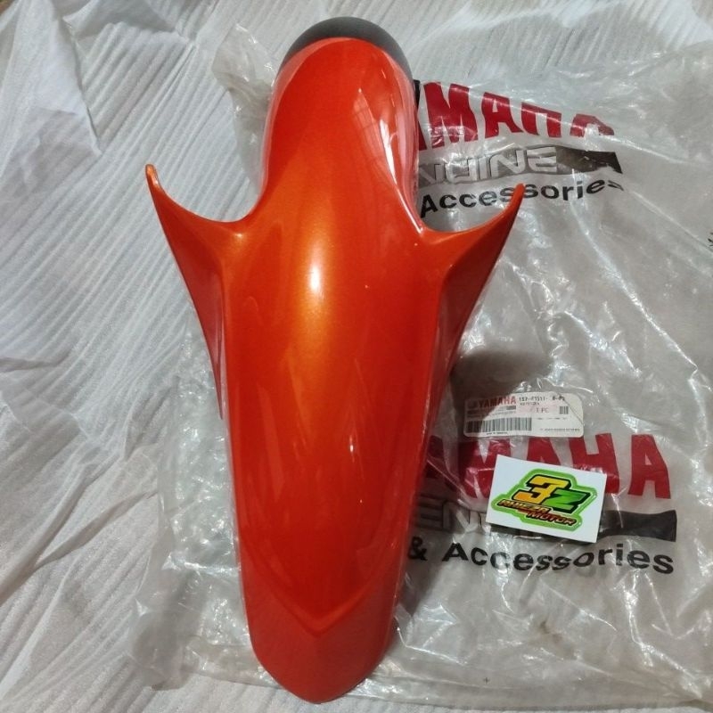 Spakbor slebor depan Jupiter MX Lama Old 1S7 orange VOM2 original baru YGP / 1S7-F1511-00-P2