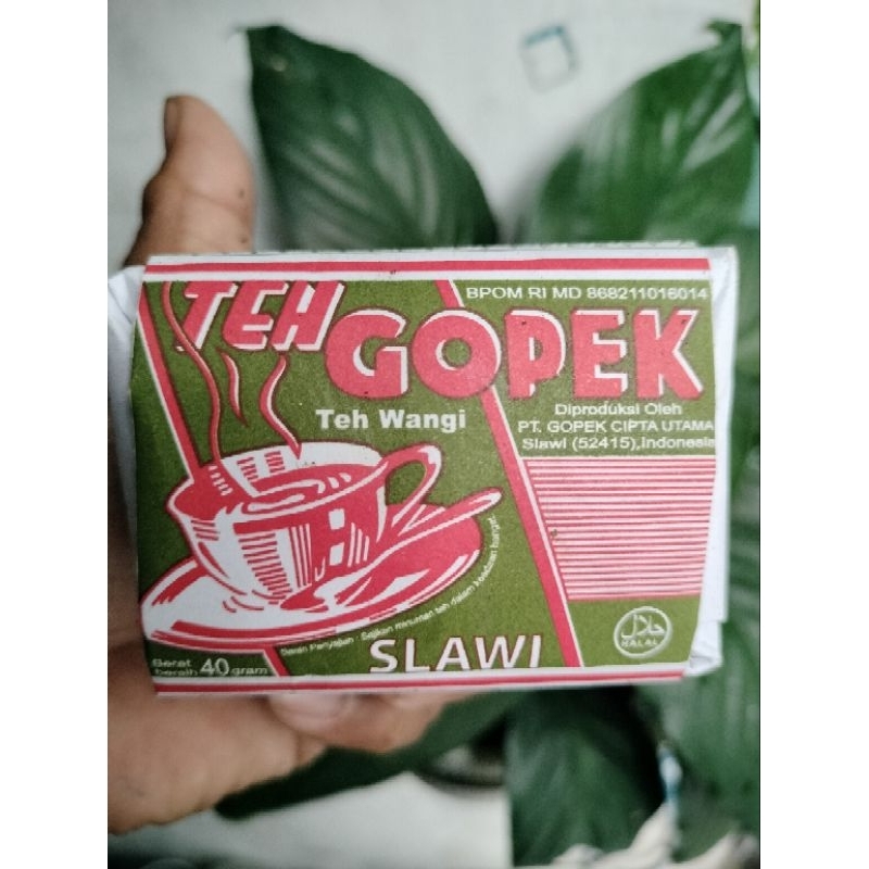 

TEH GOPEK KEMASAN 40GRAM