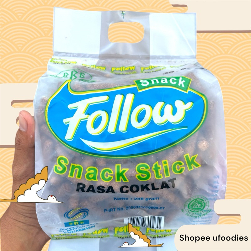 

FOLLOW SNACK STICK VARIAN RASA CEMILAN LEGEND KLUARGA HALAL BPOM