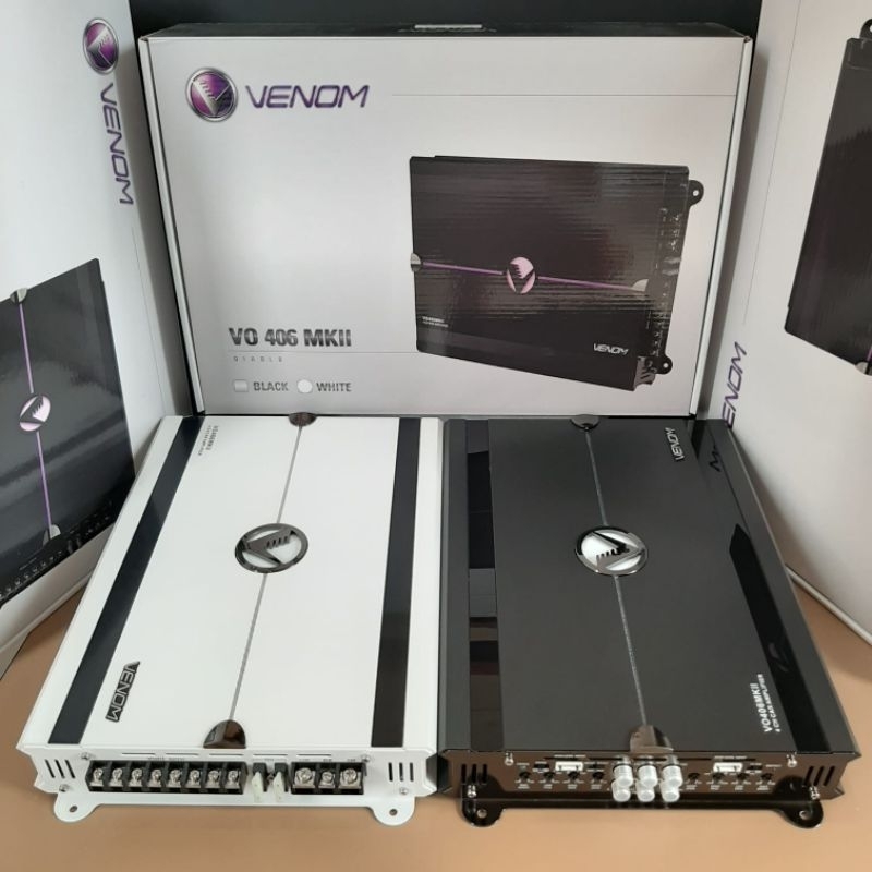 POWER VENOM 4 CHANNEL VO 406 MKII ORIGINAL POWER VENOM AMPLIFIER VENOM