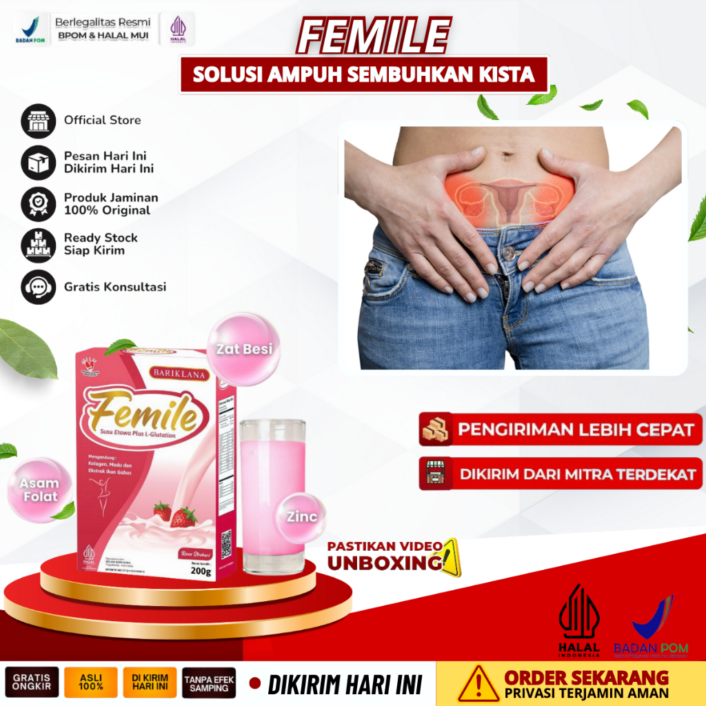 FEMILE - Obat Miom, Obat Penghancur Miom Dan Kista, Obat Penghilang Kista Miom, Obat Nyeri Miom di R