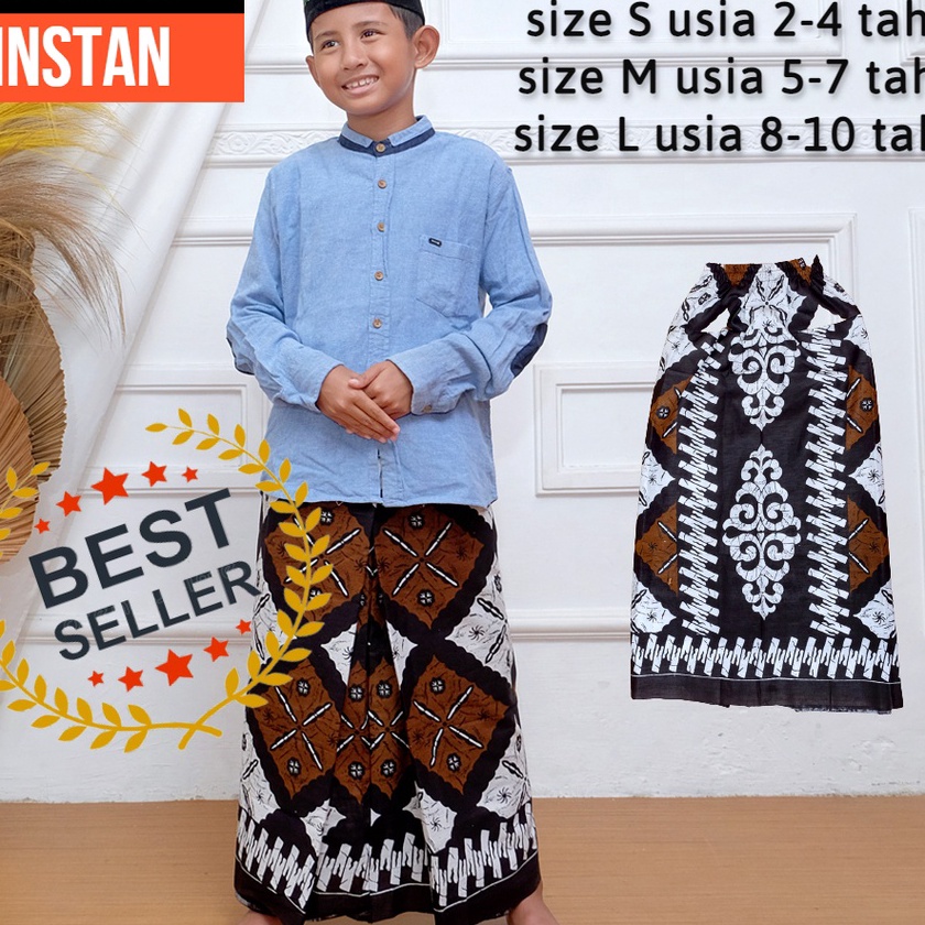 Potongan SARUNG INSTAN ANAK LAKI LAKI  SARUNG INSTAN ANAK MODEL ROK  SARUNG ANAK DG KARET PINGGANG  