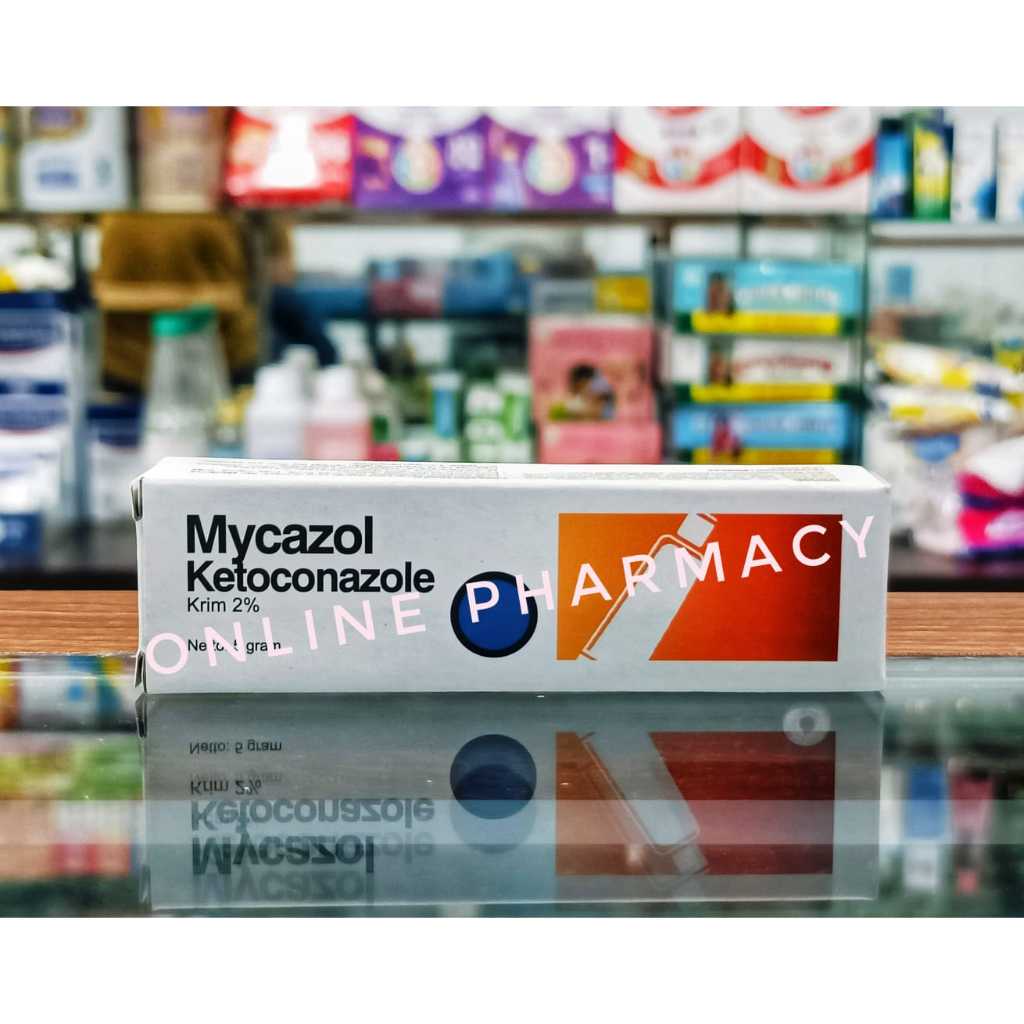 Mycazol 2% Cream 5 gr / Mycazol Krim - Ketoconazole Cream Salep Jamur, Panu, Kudis & Kurap