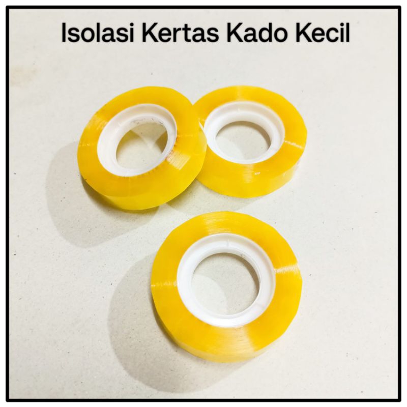 

Isolasi Kertas Kado Kecil Bening 1 Pcs