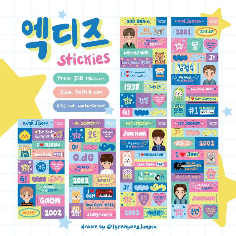 

Xdinary Heroes Stickies