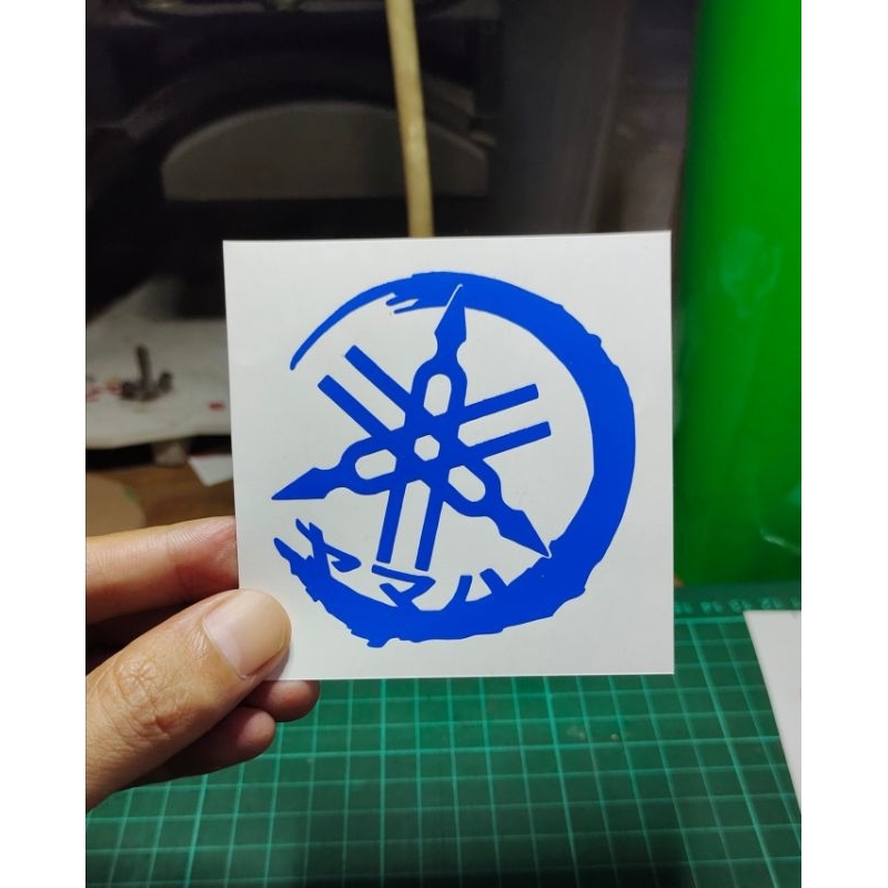 stiker cutting Yamaha bulan sticker murah keren lucu