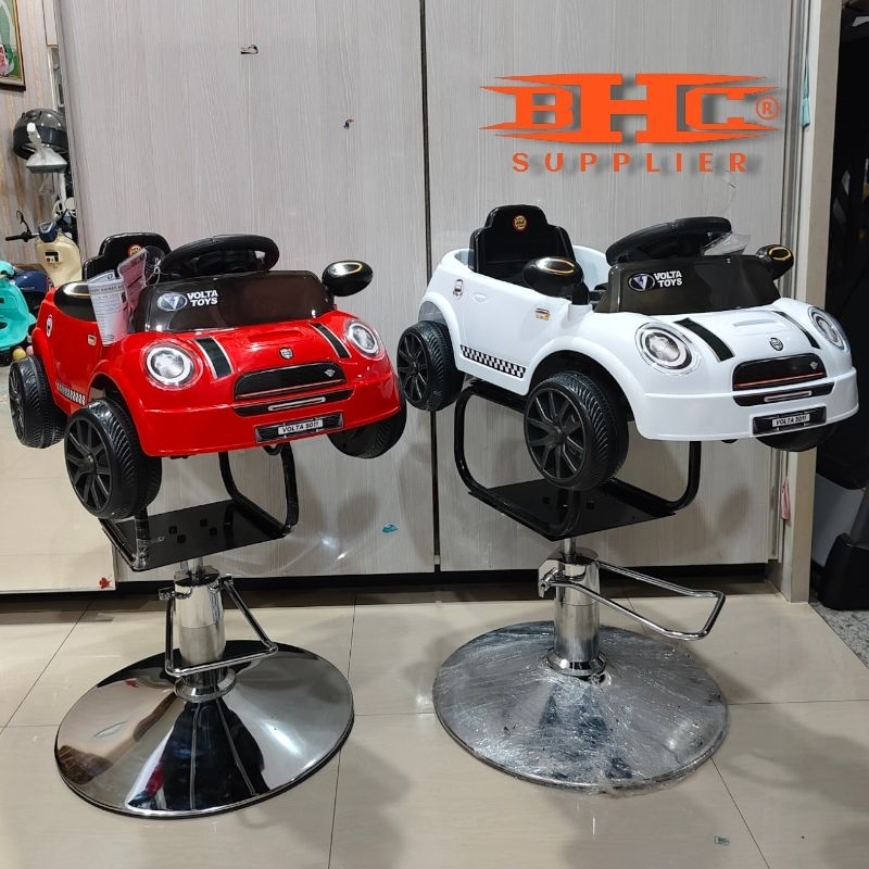 Kursi Barber Hidrolik Anak Untuk Barbershop Pangkas Rambut Salon Model Mobilan Aki