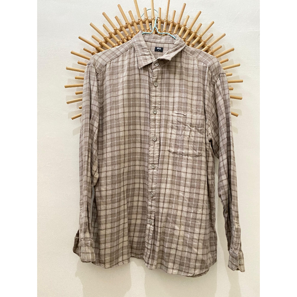 UNIQLO Flanel Summer Cream L