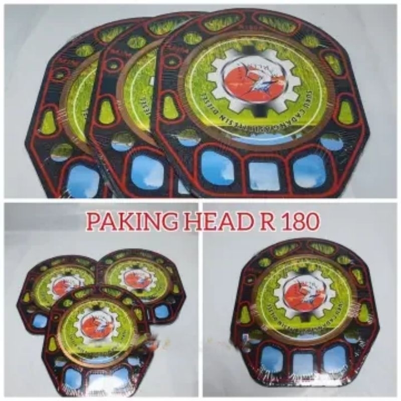 8pk paking cylinder head mesin diesel Dongfeng R 180 marlin