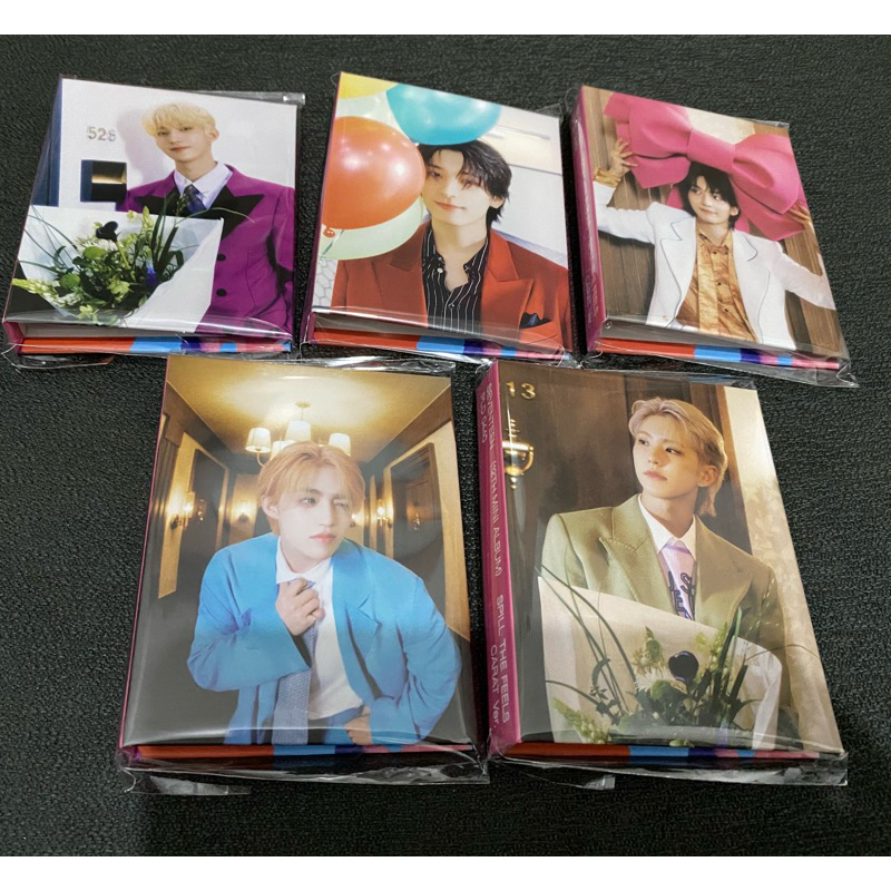 BINDER & ALBUM ONLY SEVENTEEN SPILL THE FEELS CARAT VER/ BINDER MINGYU CARVER VER/ BINDER WONWOO/ BI