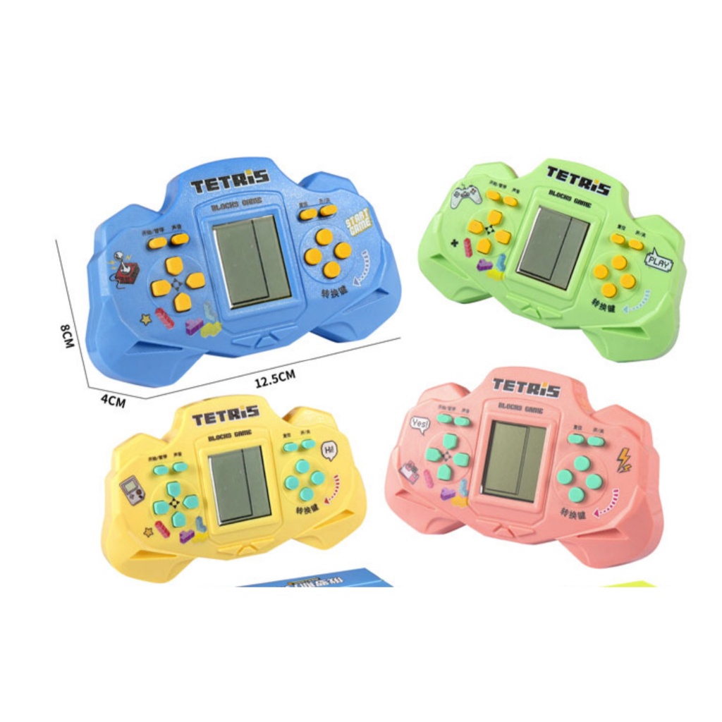 Gameboy Konsol Video Game Tetris Mainan Pendidikan Anak Genggam Portabel Dekompresi Mainan Jadul