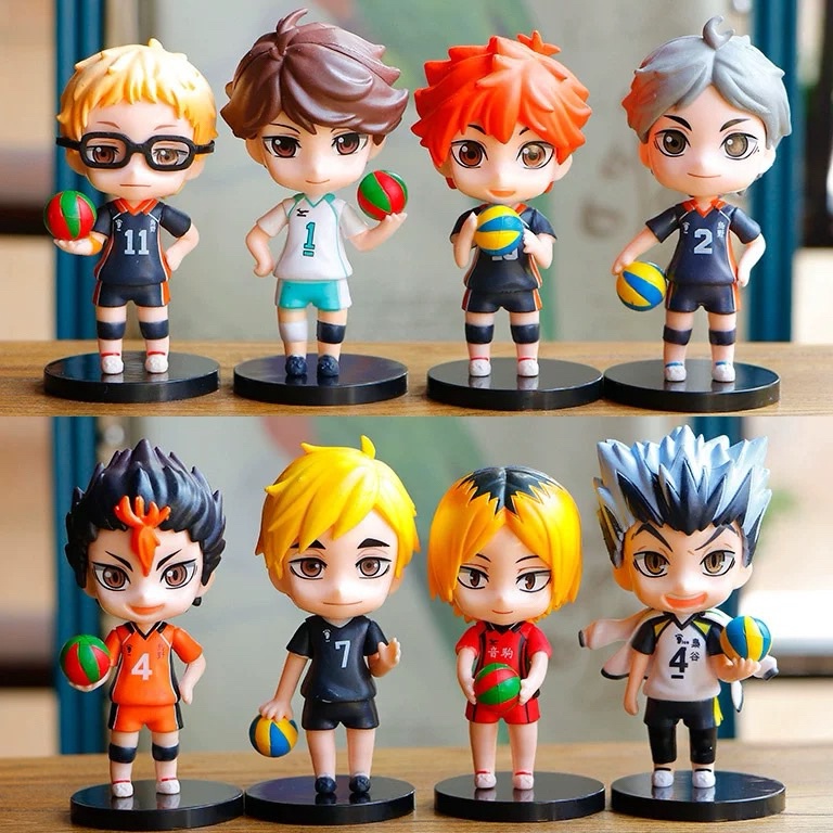 Super Update Action Figure Haikyuu Cute Kawaii Version  Bokuto Hinata Kenma Nishinoya Oikawa Sugawar