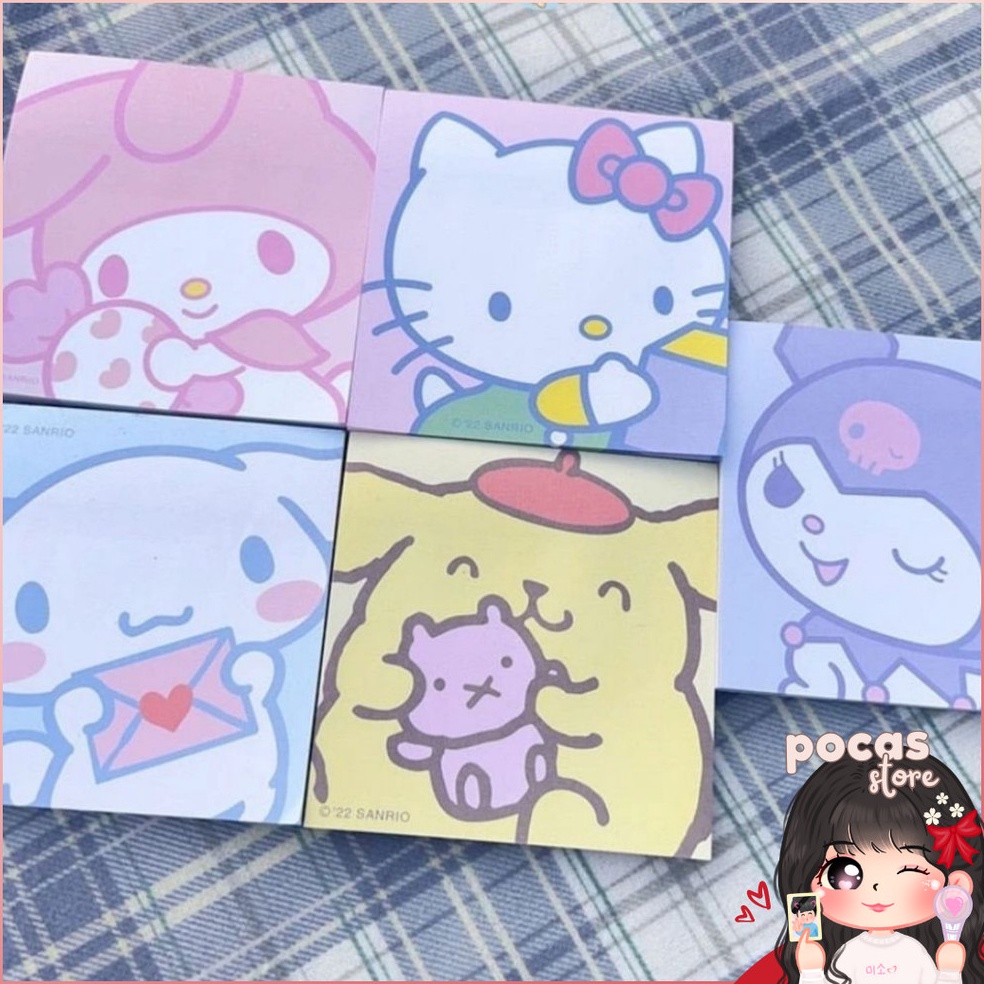 

Update Meriah PS 5 LEMBAR STICKY NOTE AESTHETIC LUCU STICKY NOTES SANRIO KUROMI MELODY CINAMOROLL KARTUN KARAKTER PESAN TEMPEL