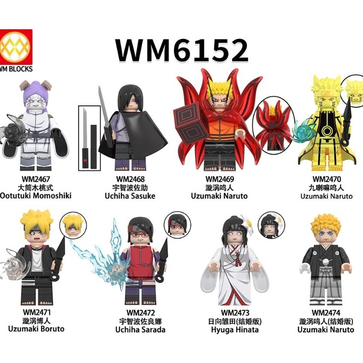 Promo Terkini  Action figure naruto baryon momoshiki sasuke boruto saradan hinata