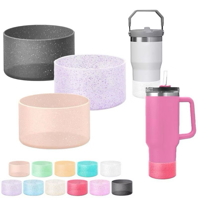 READYSTOCK Bumper Glitter Import / Cover Botol 7.5 cm / pelindung botol minum