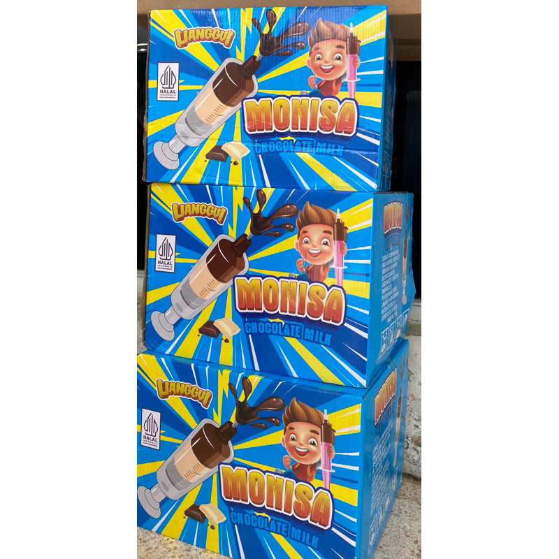 

Monisa Chocolate Milk 1box isi 30pcs x 8gr