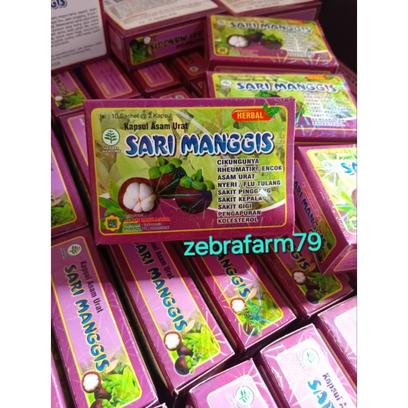 

Sari Manggis Kotak isi :10 Garansi 100%