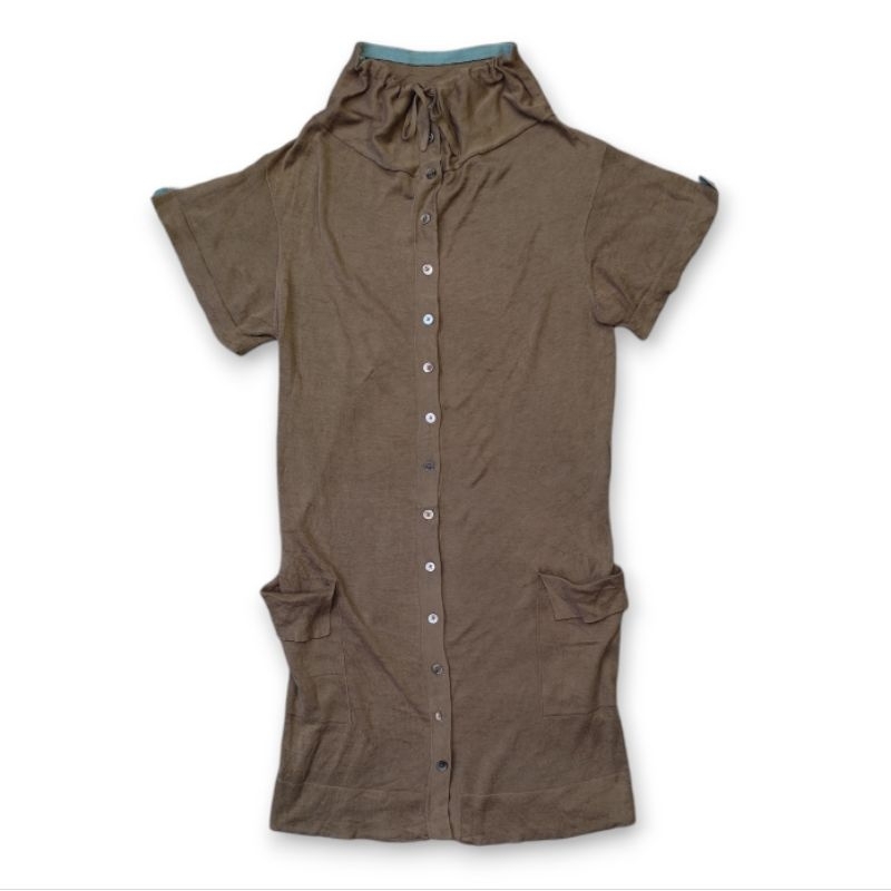 Atsuro Tayama Knit Short Sleeve Dress