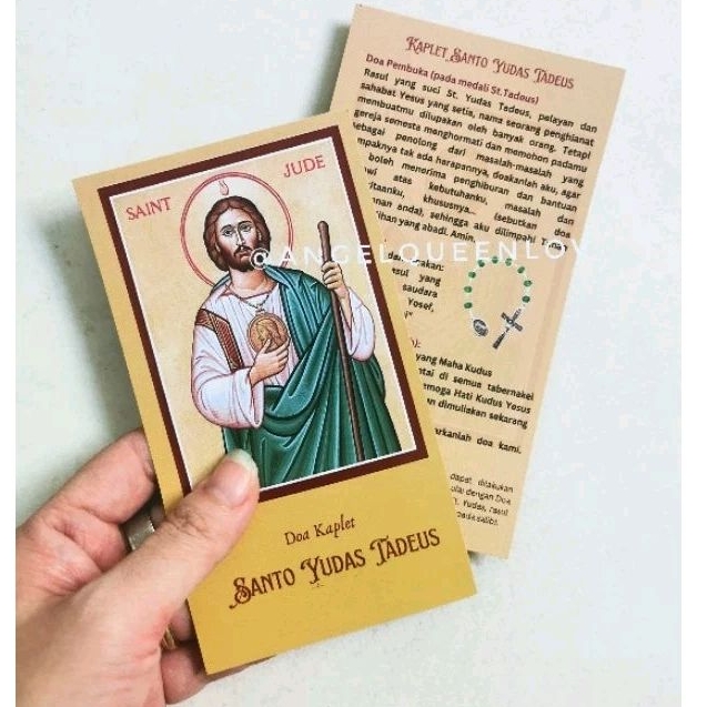 Lembar Doa Tuntunan Kaplet Santo Yudas Tadeus