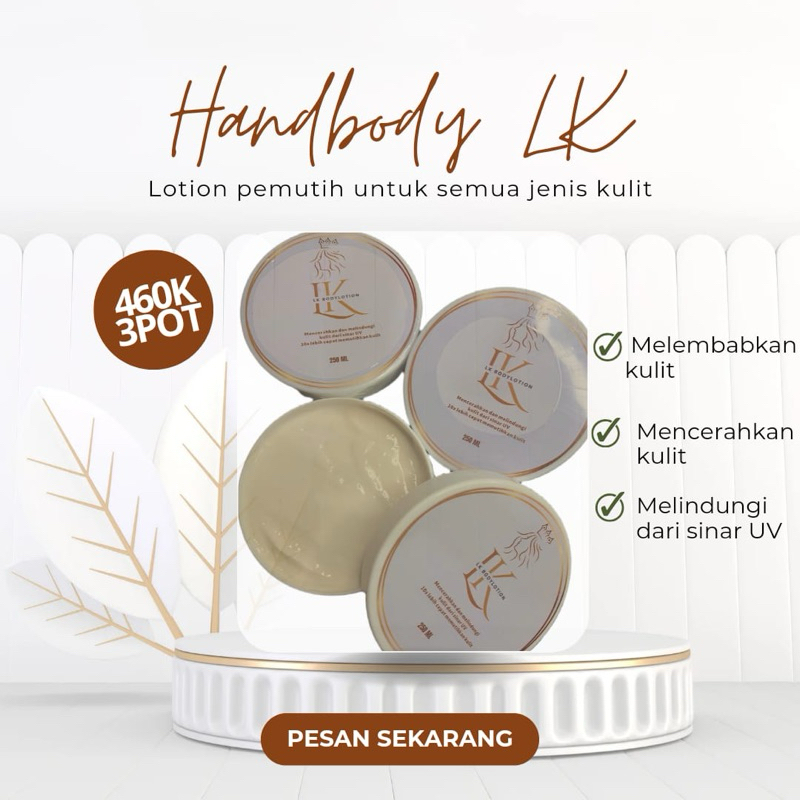LK Handbody lotion 3 Pot PAKET HEMAT