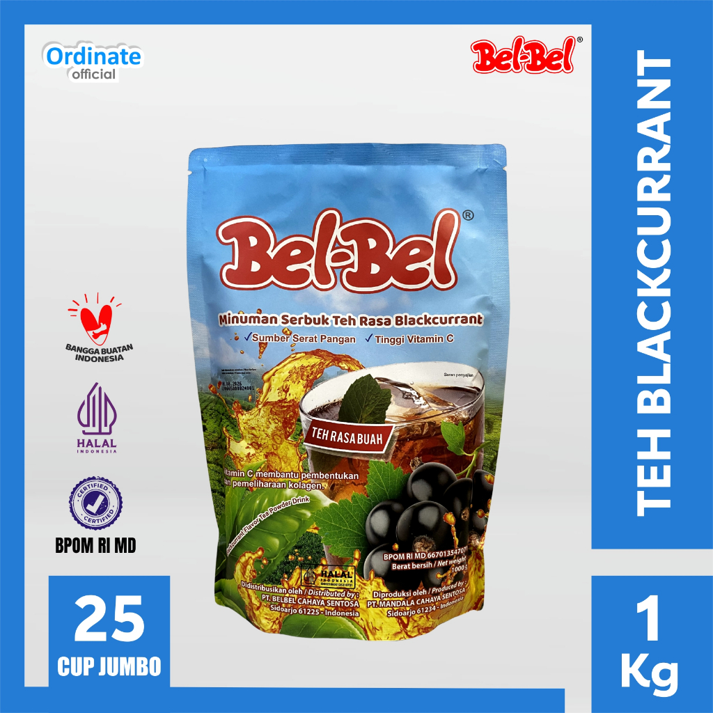 

Belbel Bubuk Minuman Teh Rasa Blackcurrant - 1 KG