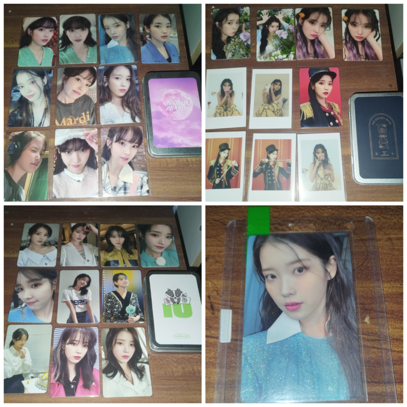 IU Strawberry Moon Uaena 5th Membership Golden Hour Concert Photocard Set