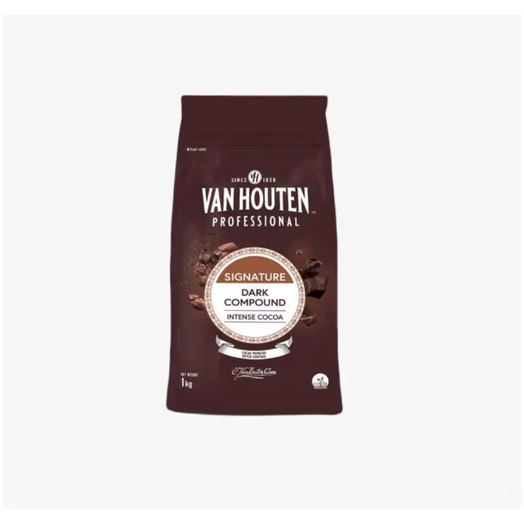 

Vanhouten Dark Compound Coins 1kg / signautre intense cocoa