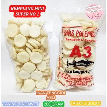 

KEMPLANG MINI IKAN TENGGIRI KERUPUK MINI SUPER KHAS PALEMBANG 200GR