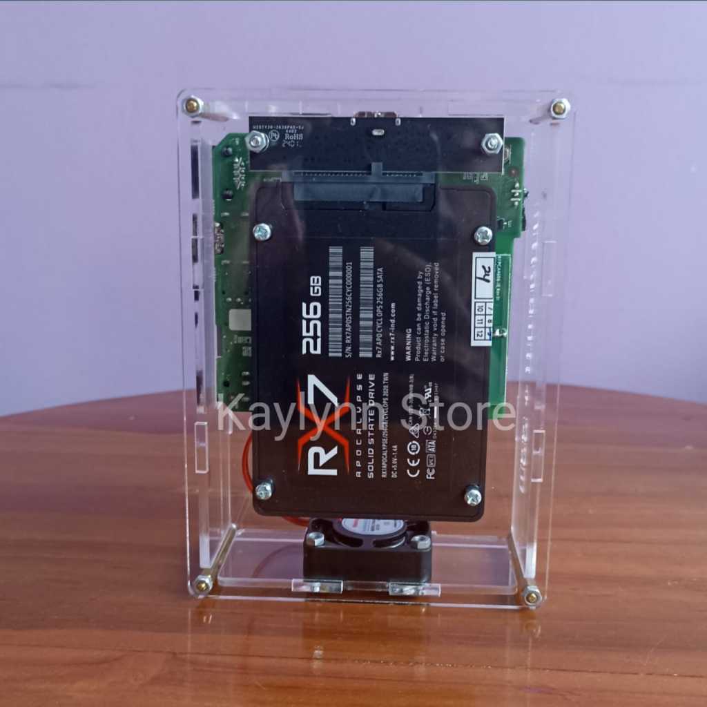 STB B860H HG680P Buat NAS Casing Akrilik Armbian Server