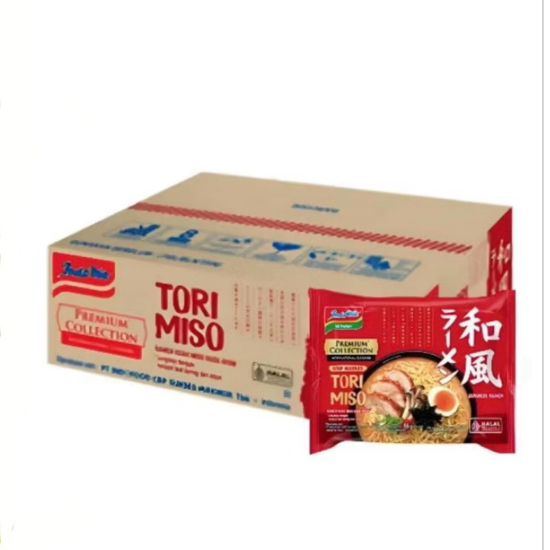 

Indomie tori miso 86g satu karton dus