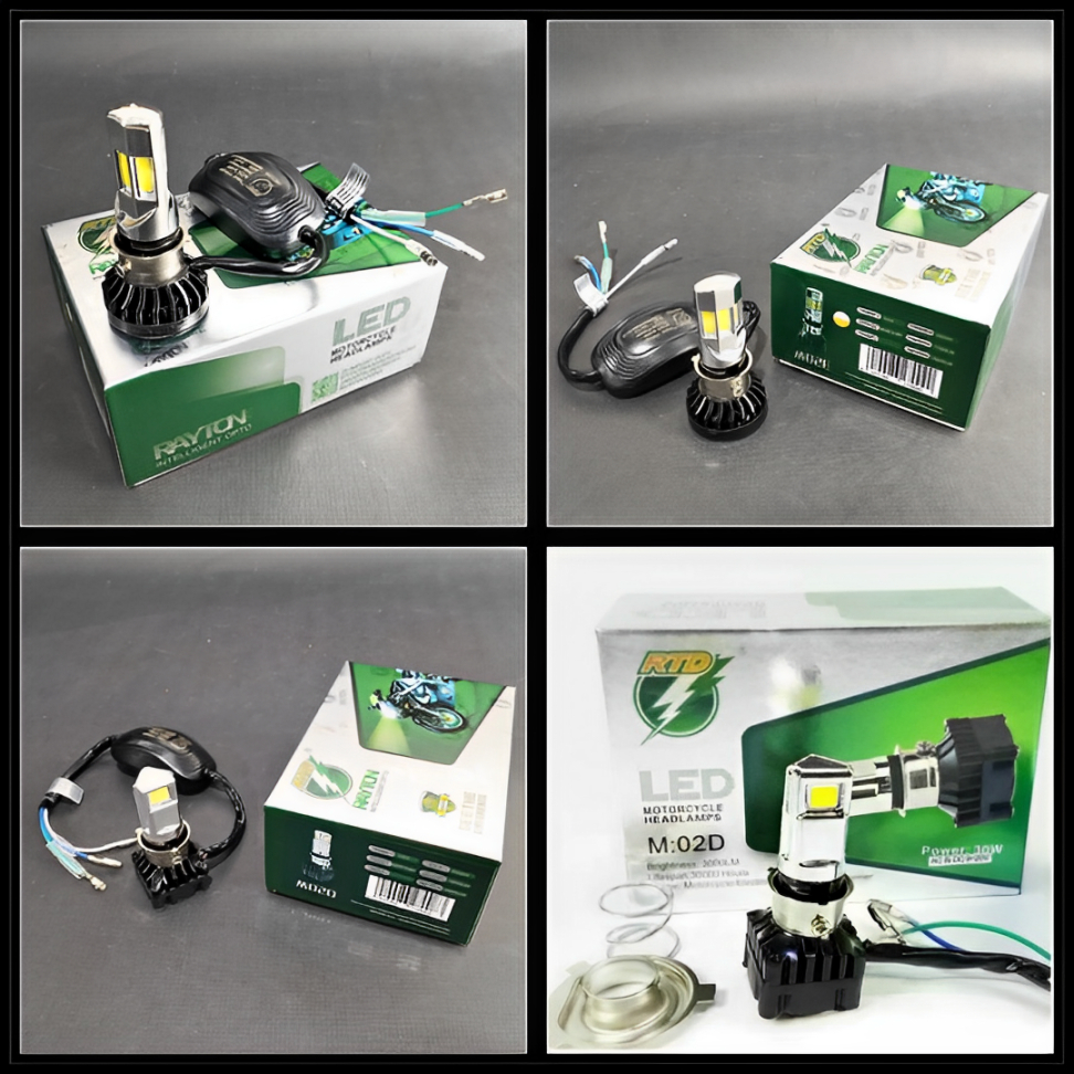 RTD Rayton Lampu LED 6sisi & 3 sisi lampu depan LED Asli RTD rayton lampu LED RTD 3sisi