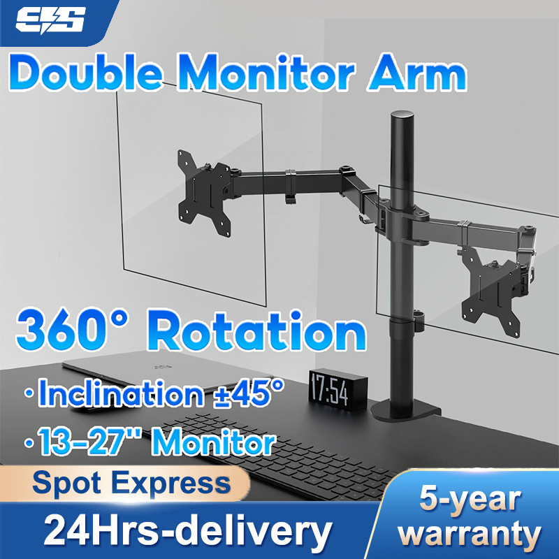 Bracket Monitor 17-32 Inch Monitor Stand LED/LCD Gas Spring Desktop Mount Adjustable PC Monitor