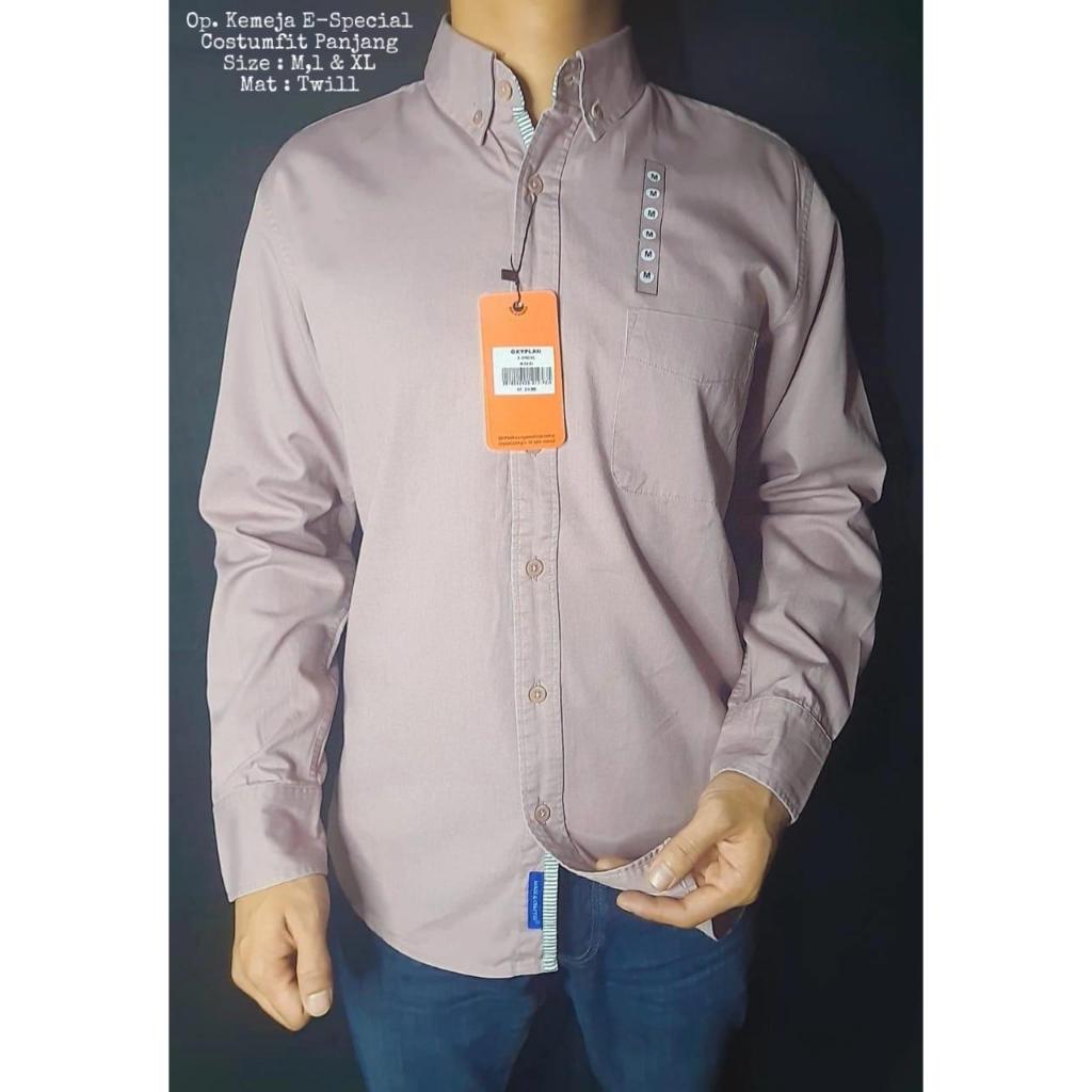 OXYPLAN KEMEJA PANJANG E-SPECIAL COSTUMFIT + SABLON