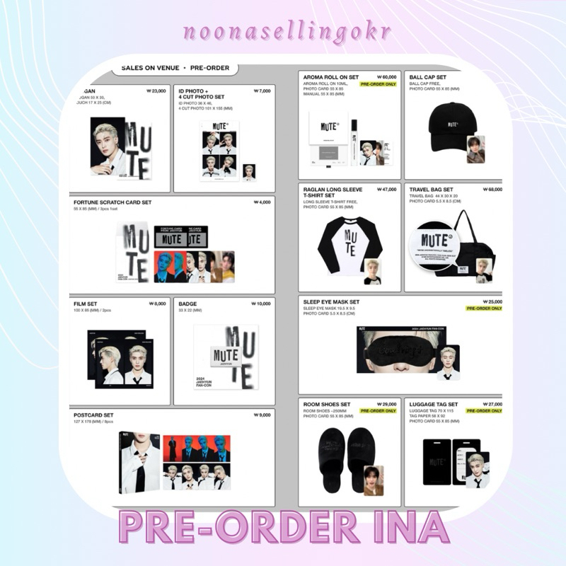[PLNSN] NCT JAEHYUN FANCON - MUTE OFFICIAL MD