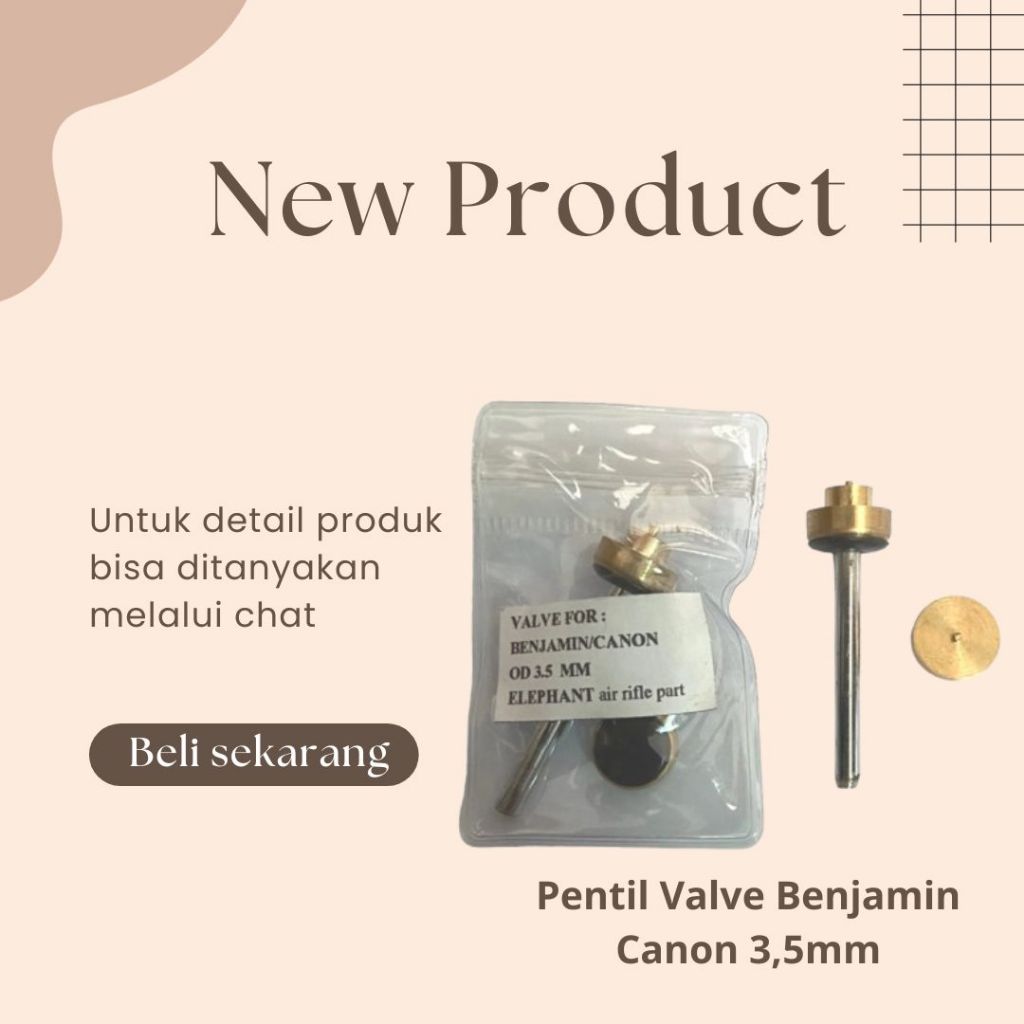 

Pentil Valve Benjamin Canon 3,5mm