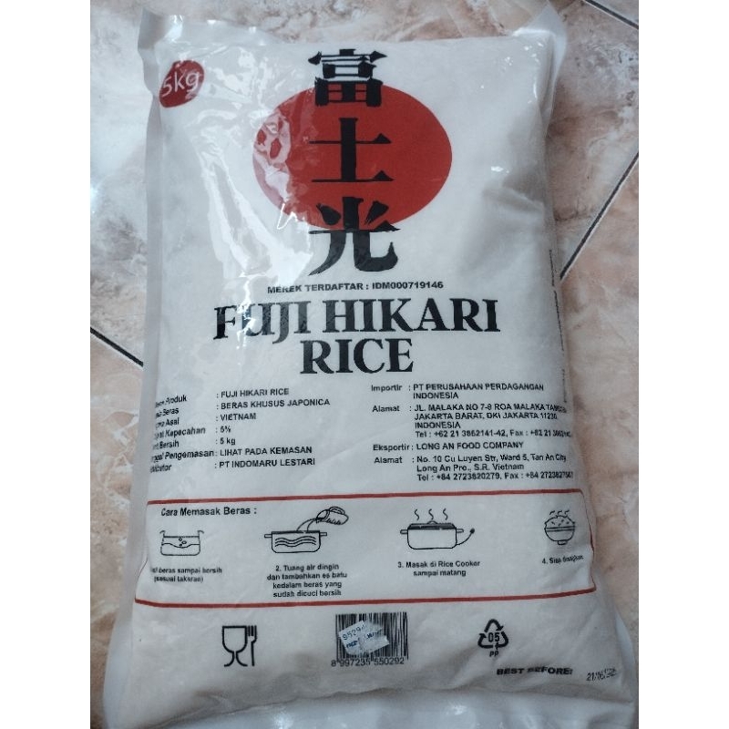 

beras jepang fuji hikari 5kg