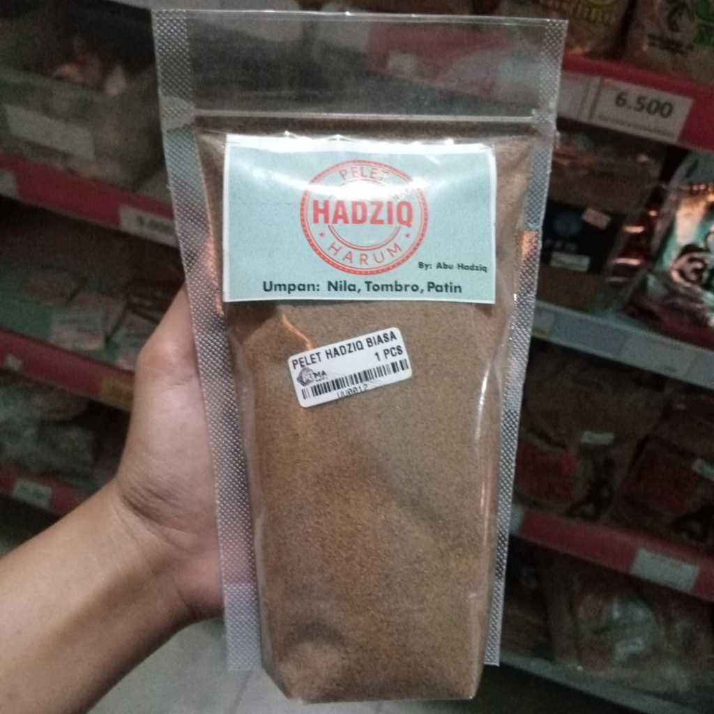 Pelet Hadziq Spesial dan Harum Umpan Ikan mas Tombro Patin Bawal Nila