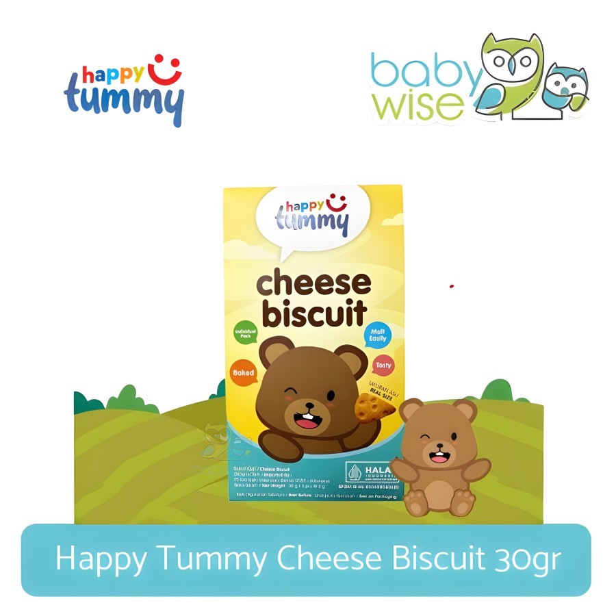 

Happy Tummy Cheese Biscuit - Snack Anak