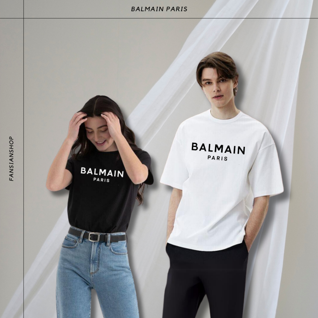 Fansianshop Kaos BALMAIN unisex Teens - Adult