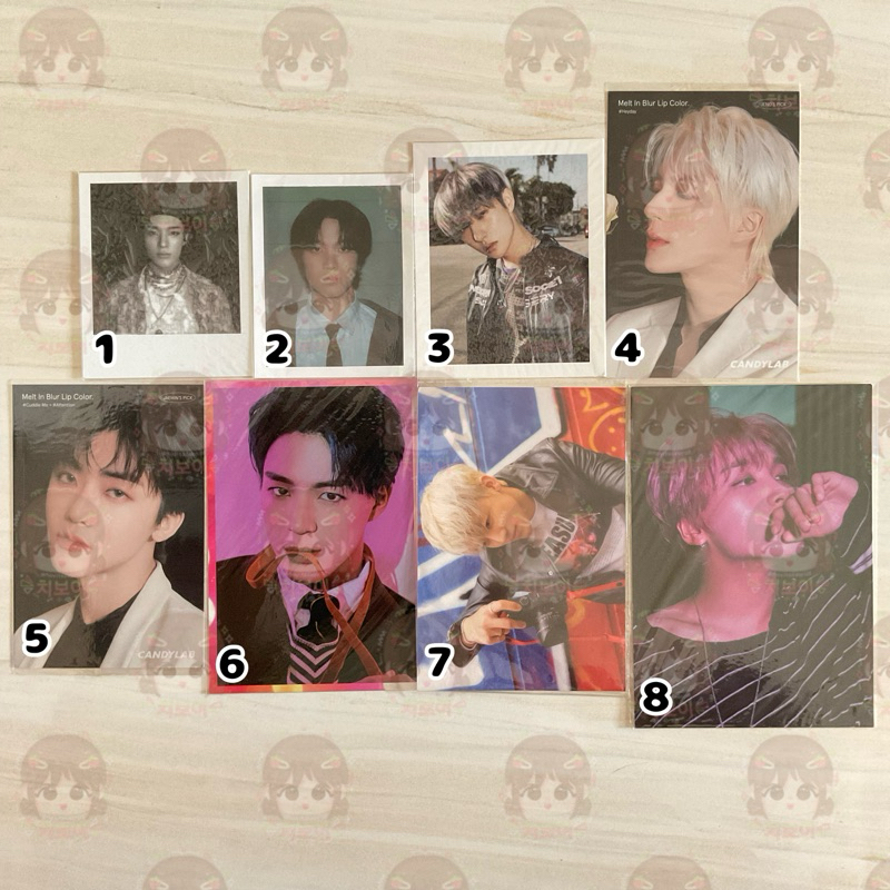 POLAROID POSTCARD RENJUN JENO HAECHAN JAEMIN HELLO FUTURE INTROVERT EXTROVERT ISTJ CANDYLAB GOLDEN A