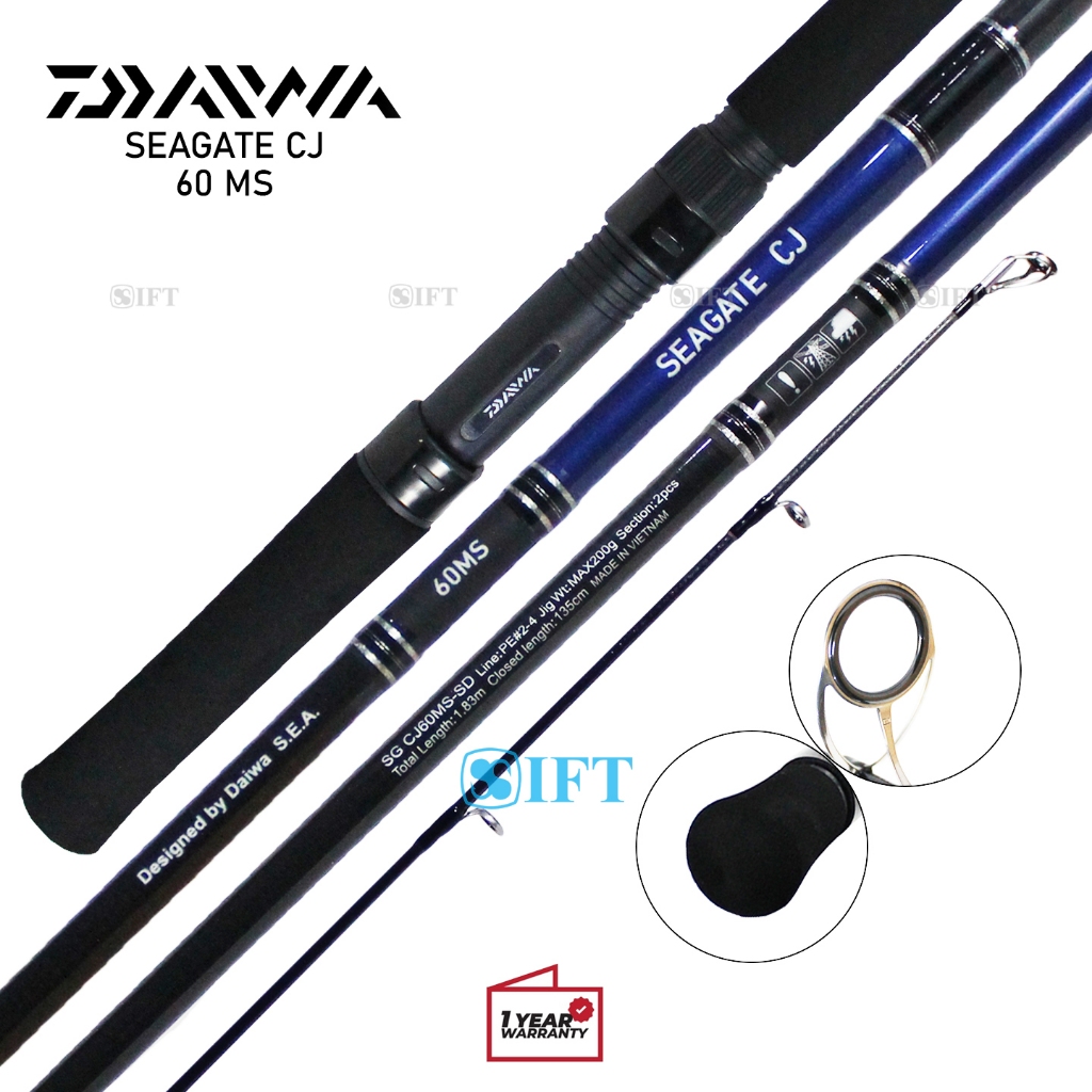 Joran DAIWA SEAGATE CJ | Castjig PE 2-4 Butt Join | Casting Jigging Laut IFT