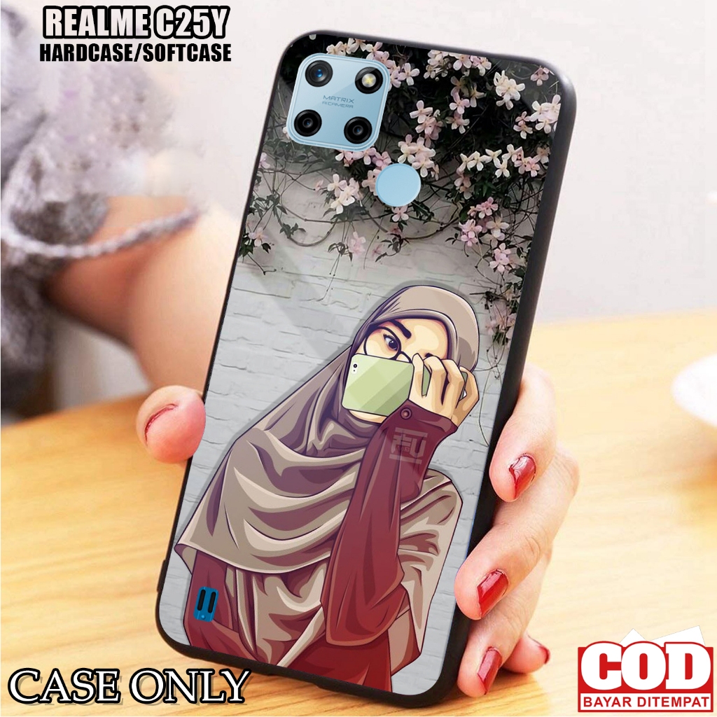 Case REALME C25Y - Casing REALME C25Y [ HIJAB ] Silikon REALME C25Y - Kesing Hp - Casing Hp  - Case 