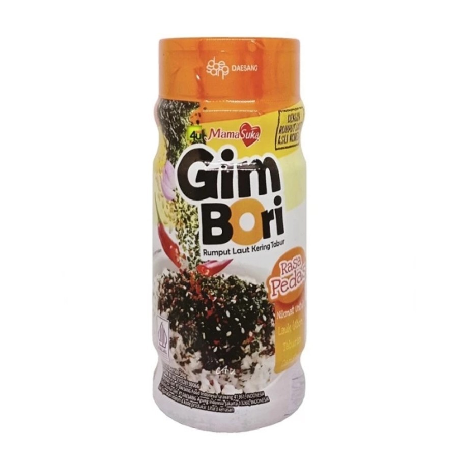 

Mamasuka Gimbori Nori Tabur Botol 30gr / Gim Bori Abon Nori Pedas / Spicy