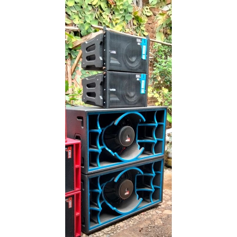 box dragon 15 inch linearray 10 inch plus speaker siap bunyi