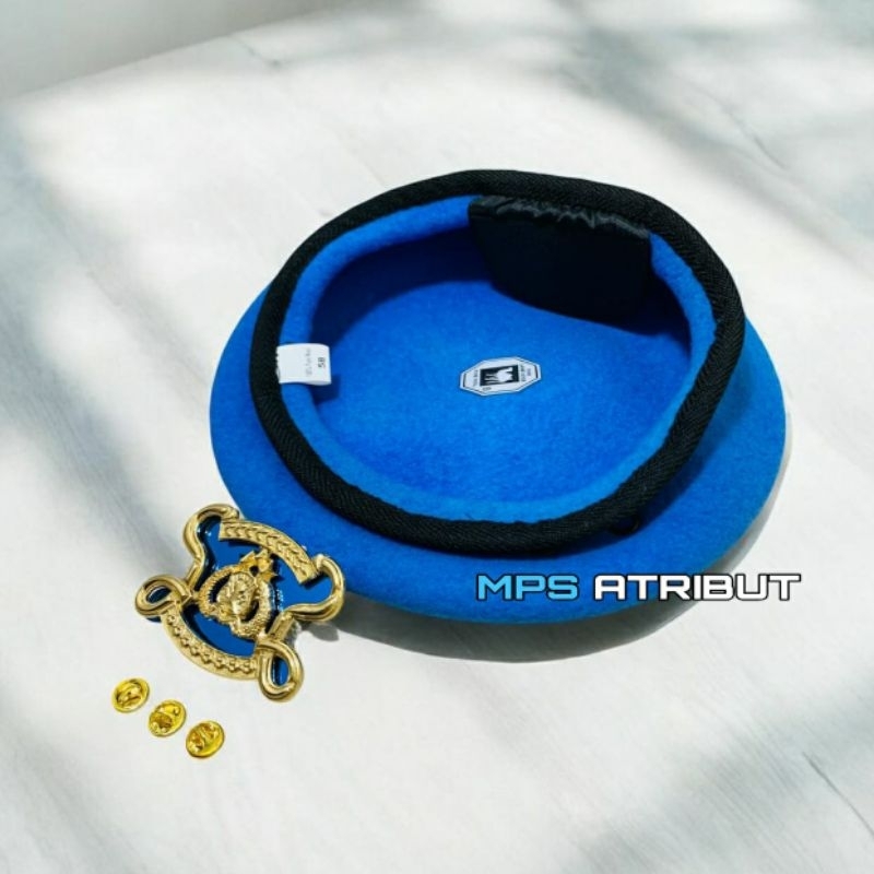 TOPI BARET PROVOS POLRI EXCLUSIVE 100% PURE WOOL