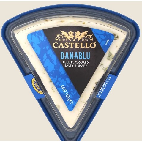 

CASTELLO Danablu blue cheese | Keju blue portion 100 Gr