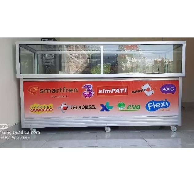 ETALASE KONTER | ETALASE KONTER ALUMINIUM | ETALASE KONTER HARGA TERKANGKAU