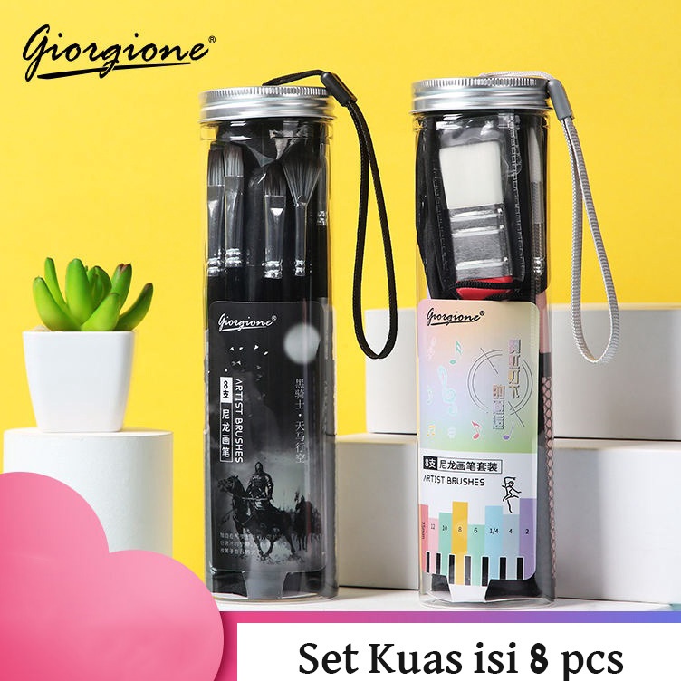 

KODE U99N Giorgione Kuas Set 8 pcs Wallet Bag Plastic Tube GMate 3