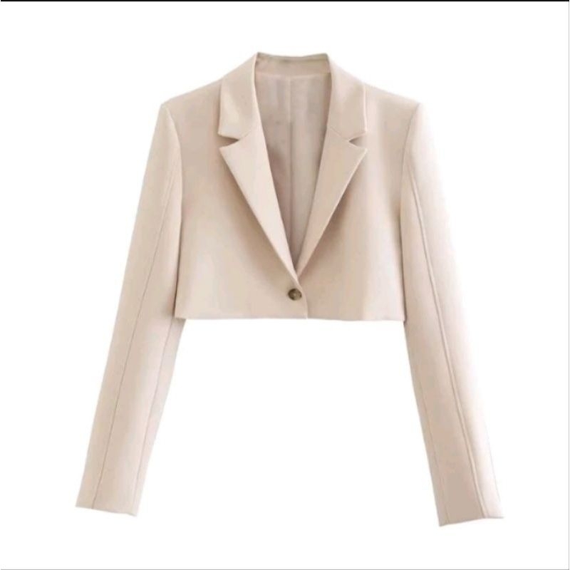 Blazer crop wanita blazer wanita crop style blazer pendek wanita